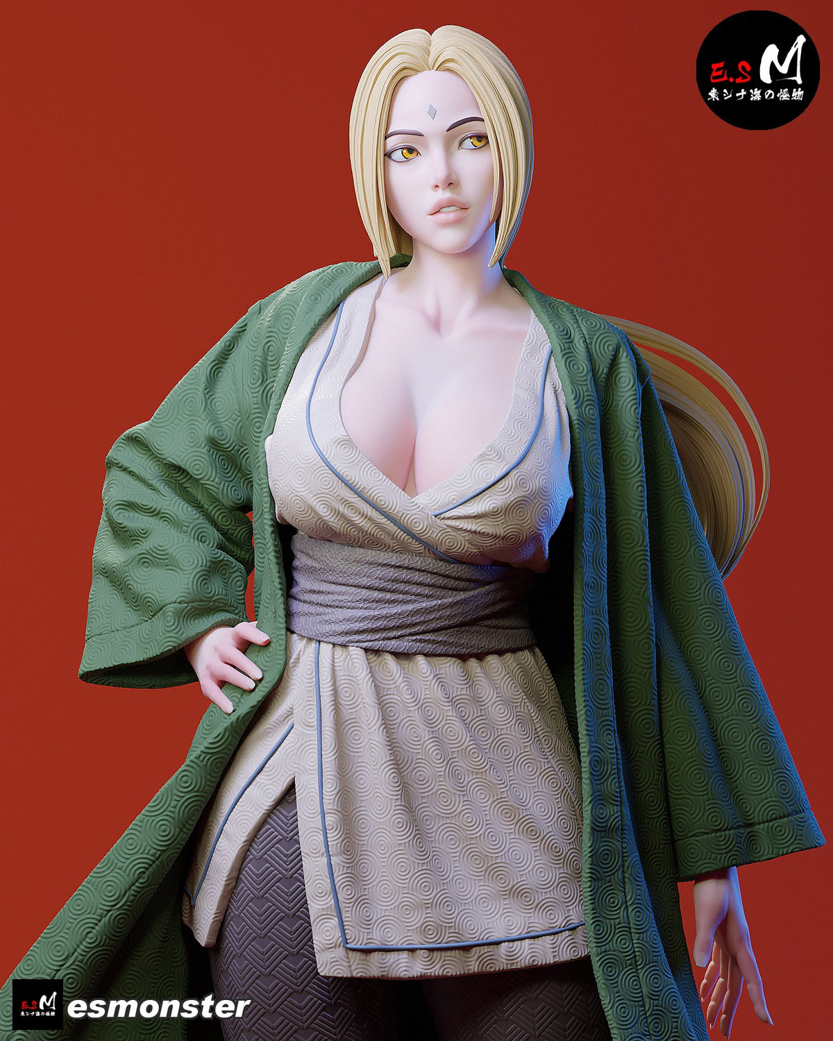 Tsunade resin figure