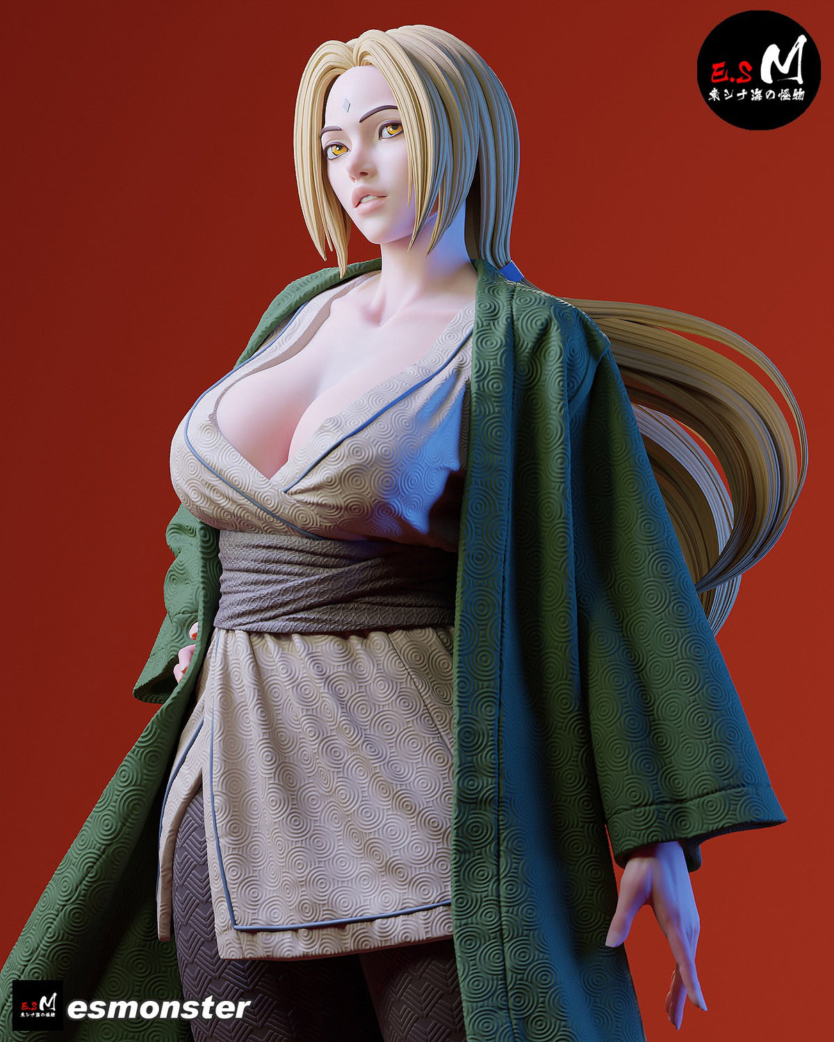 Tsunade resin figure