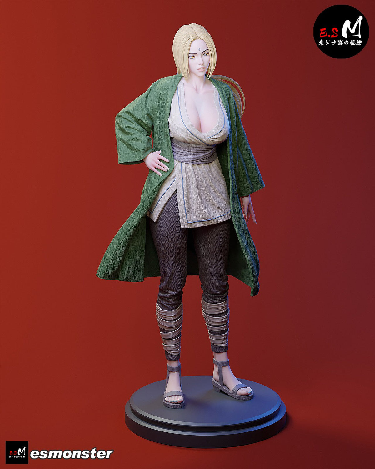 Tsunade resin figure