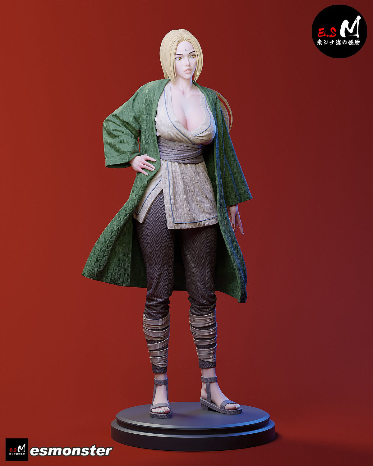 Tsunade resin figure