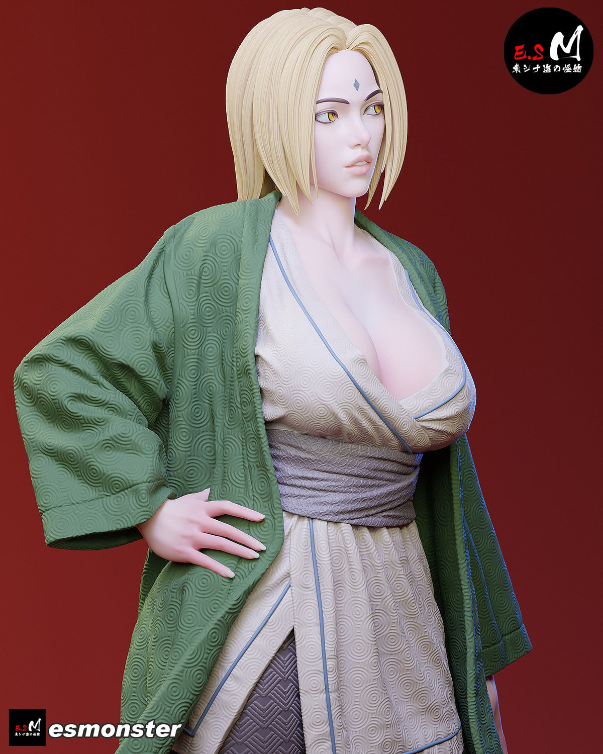 Tsunade resin figure
