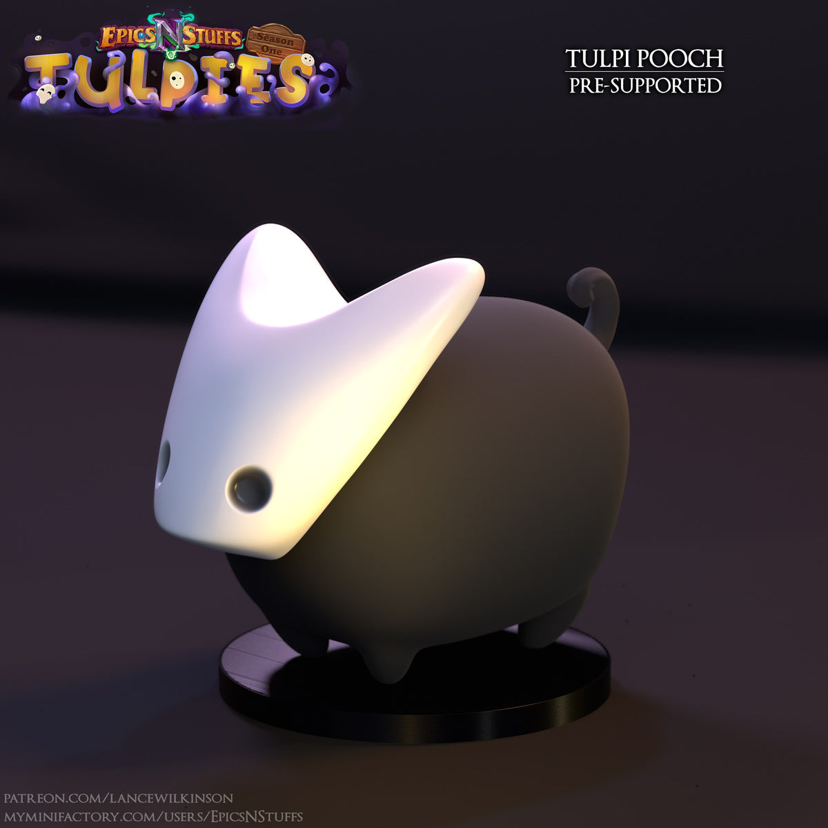 Tulpi Pooch resin figure