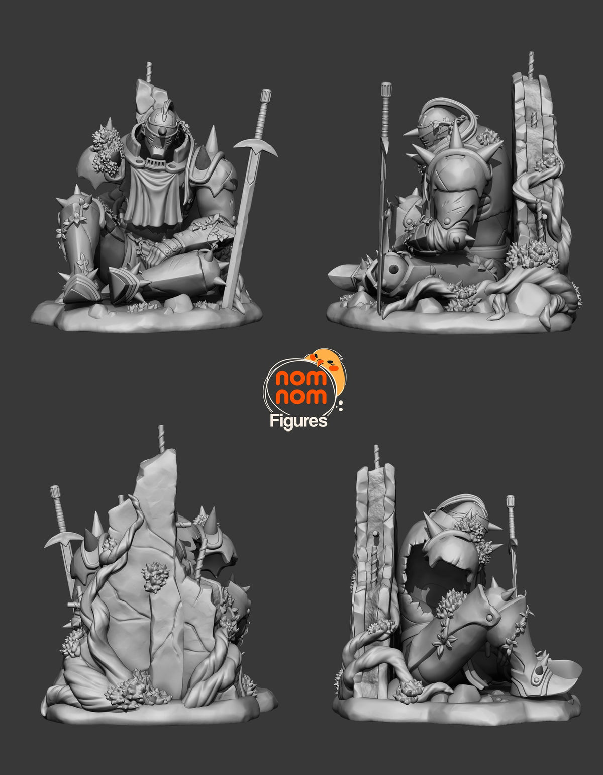 Alphonse Elric resin figure