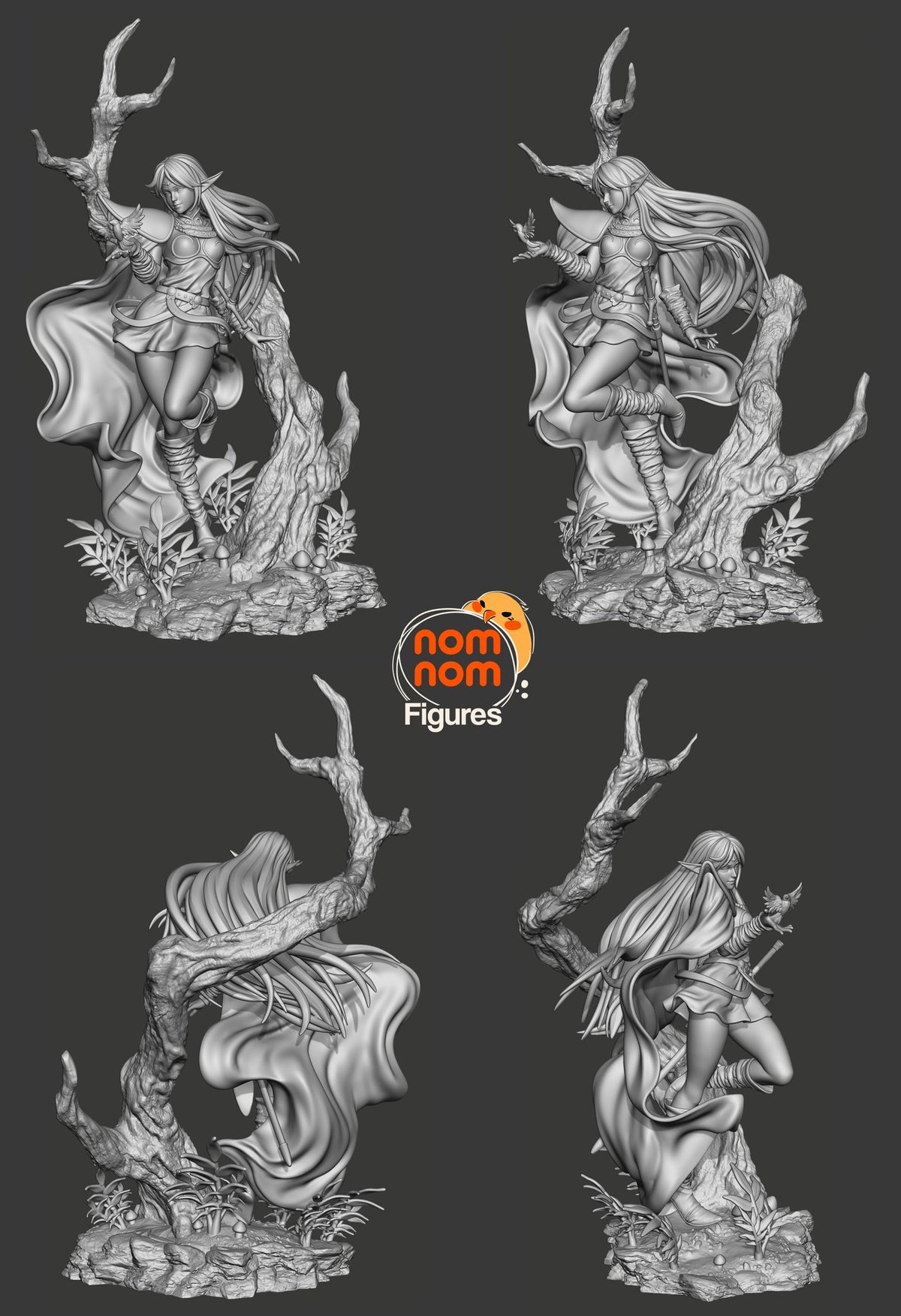 Deedlit resin figure