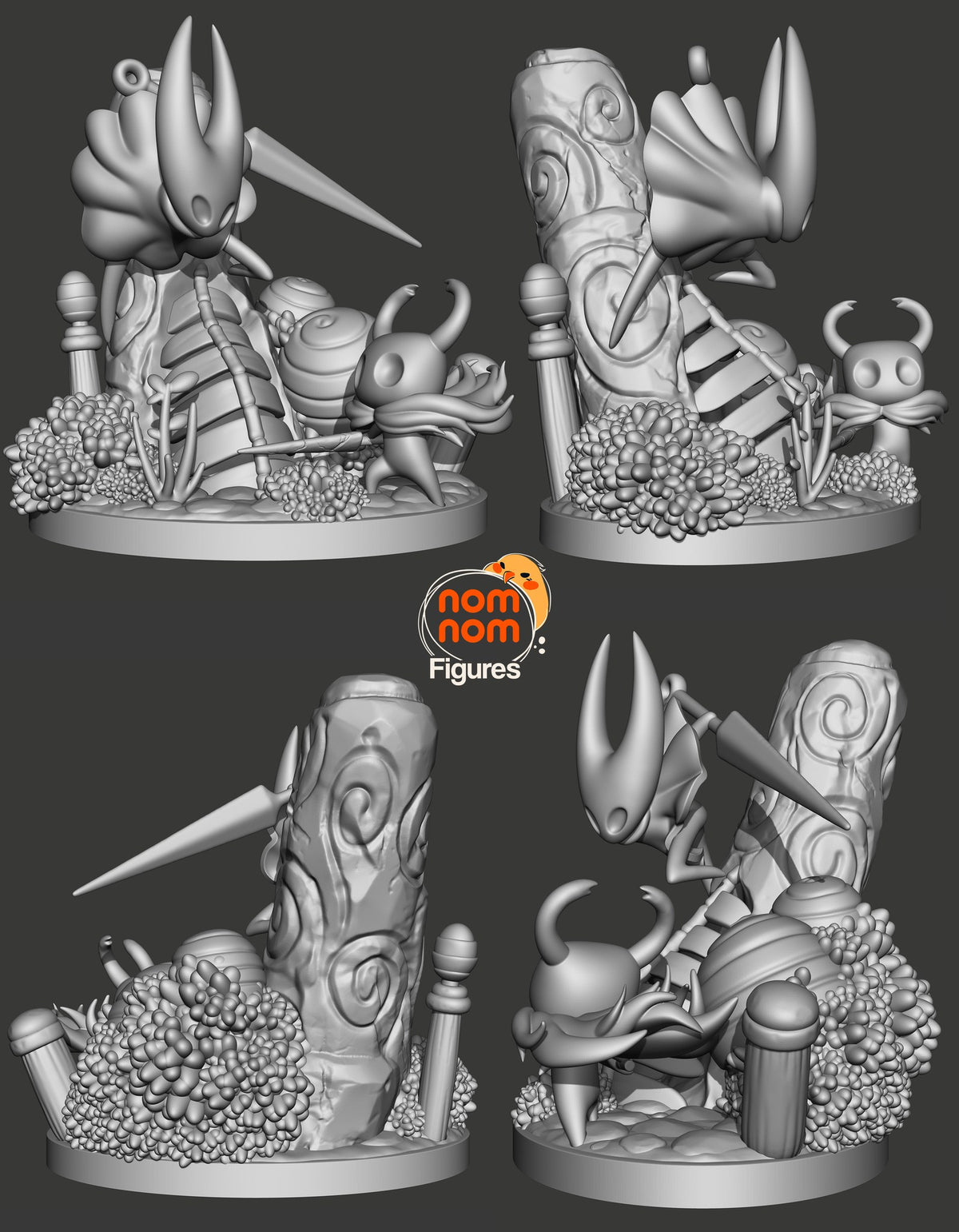 Chibi Knight & Hornet resin figure
