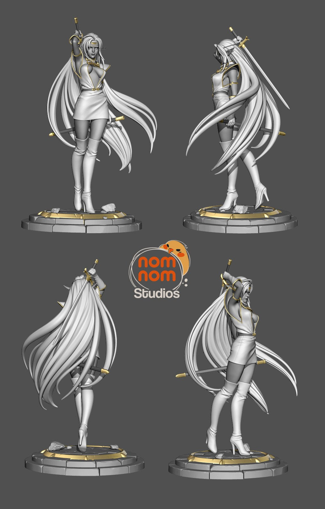 Pirotess resin figure
