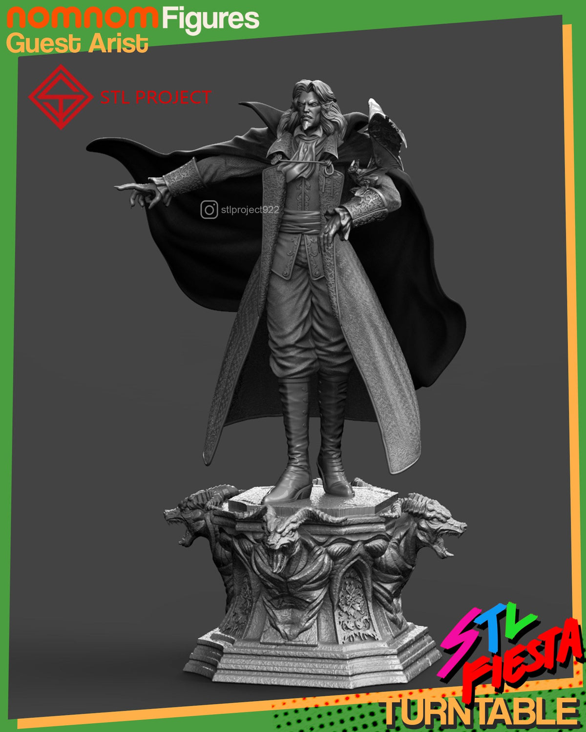 Dracula resin figure
