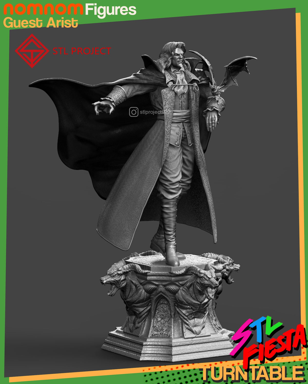 Dracula resin figure