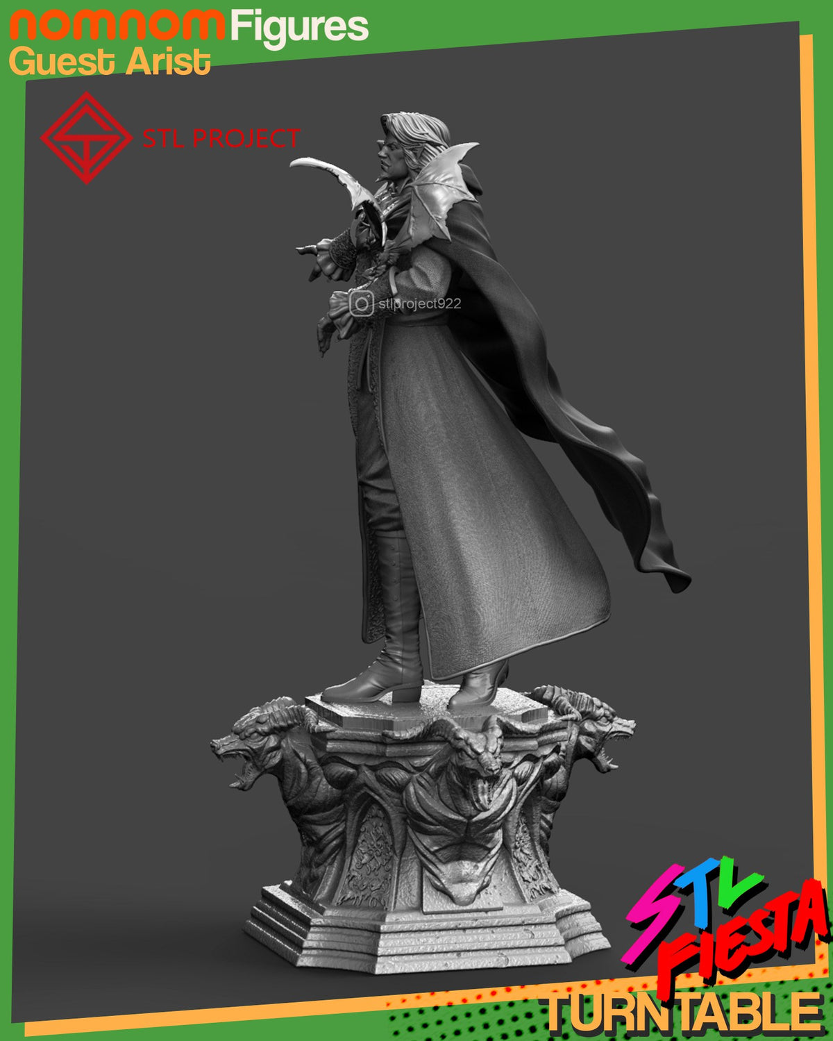 Dracula resin figure