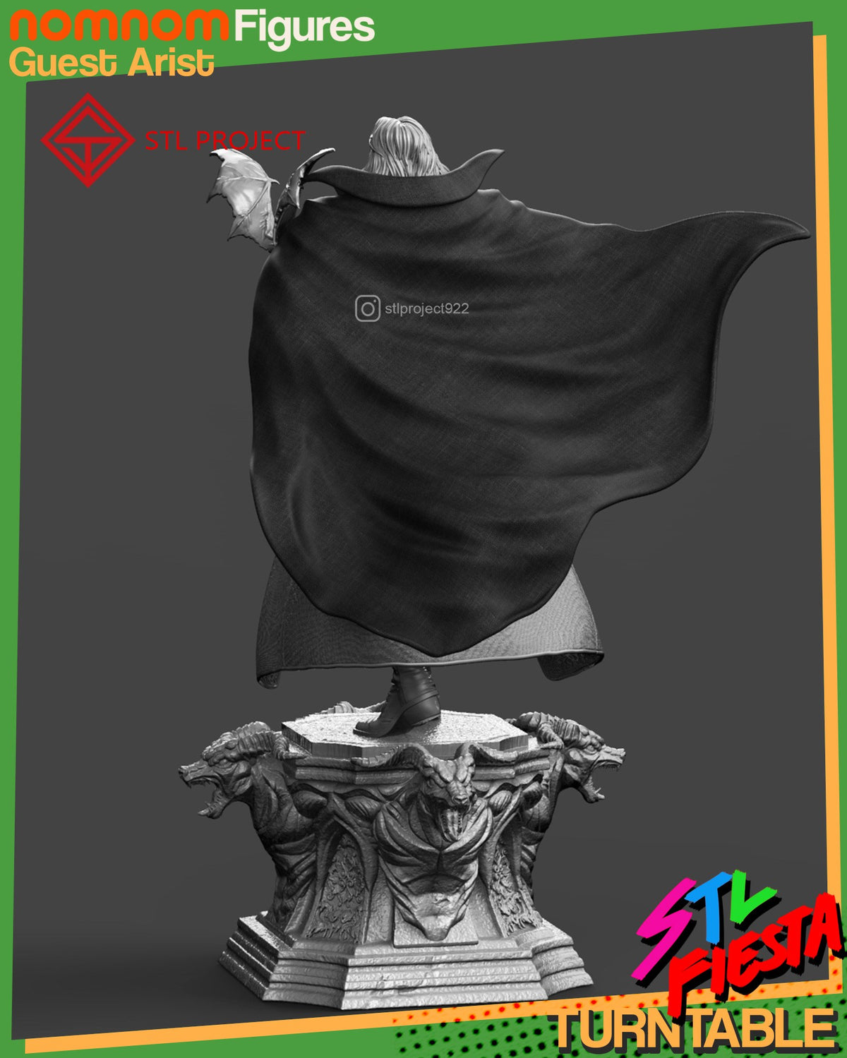 Dracula resin figure