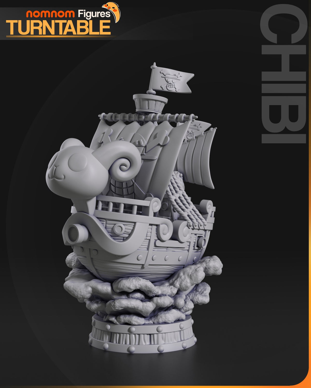 Chibi Going Merry resin figure