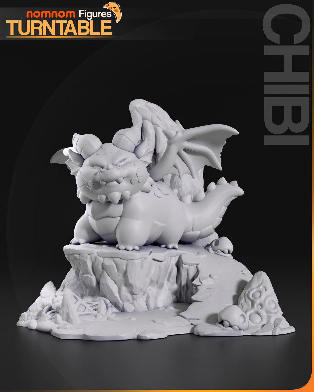 Chibi Themberchaud resin figure