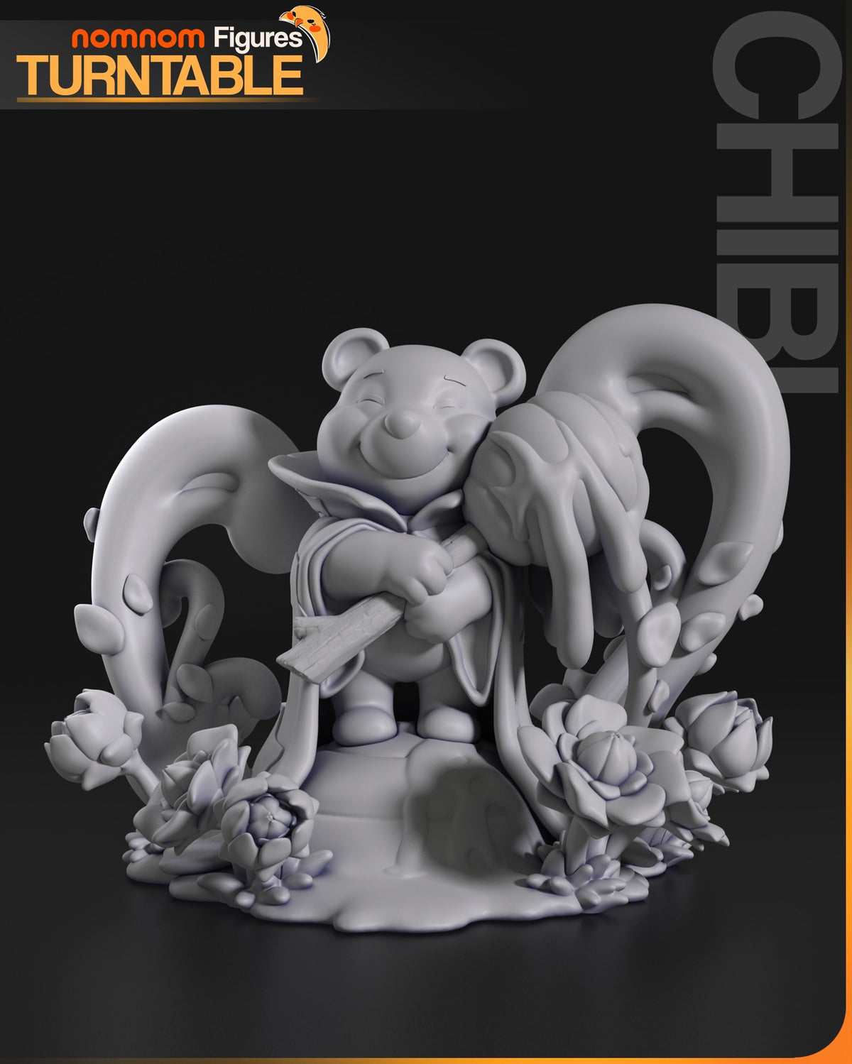 Winnie the Pooh (Lorcana) resin figure