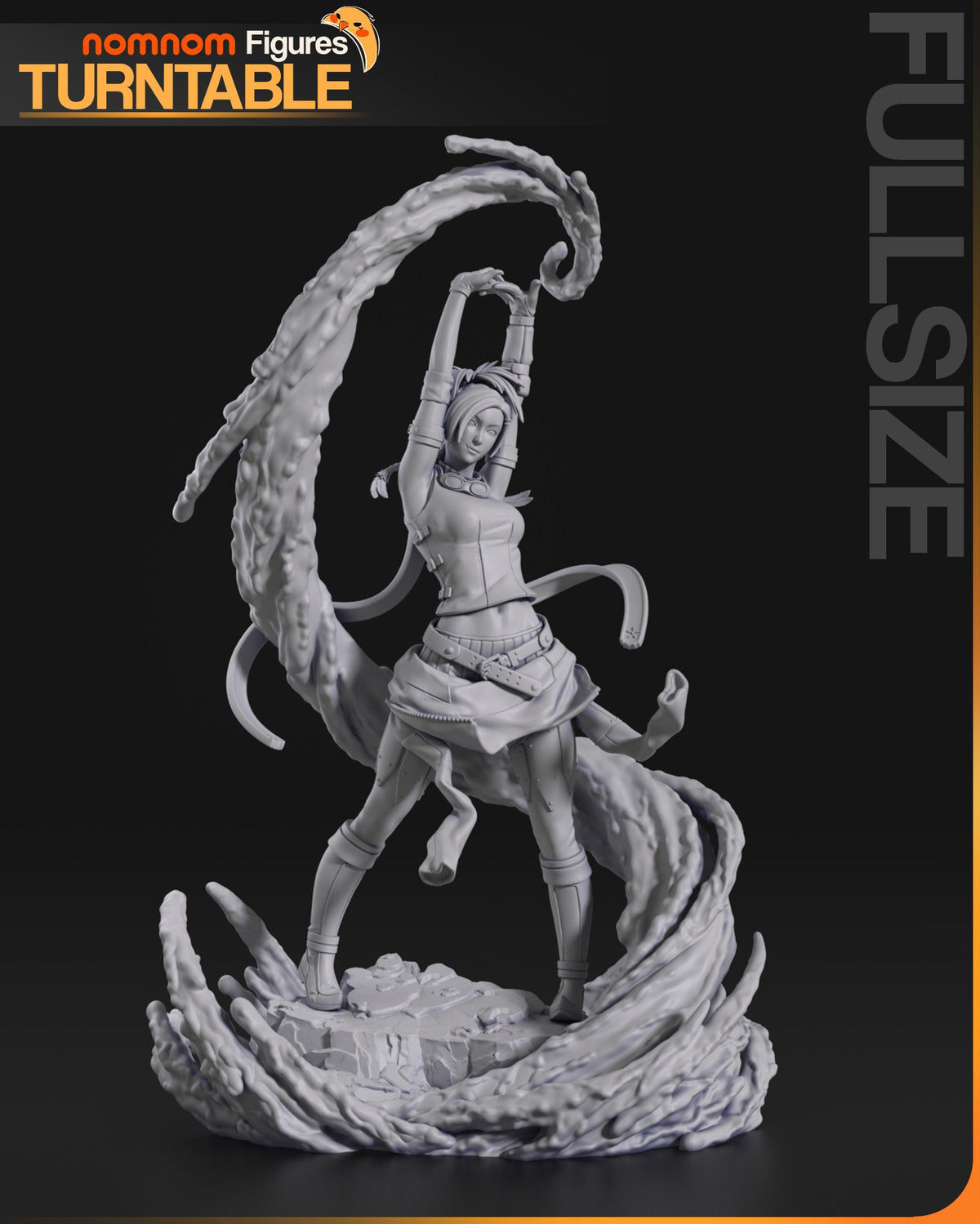 Rikku resin figure