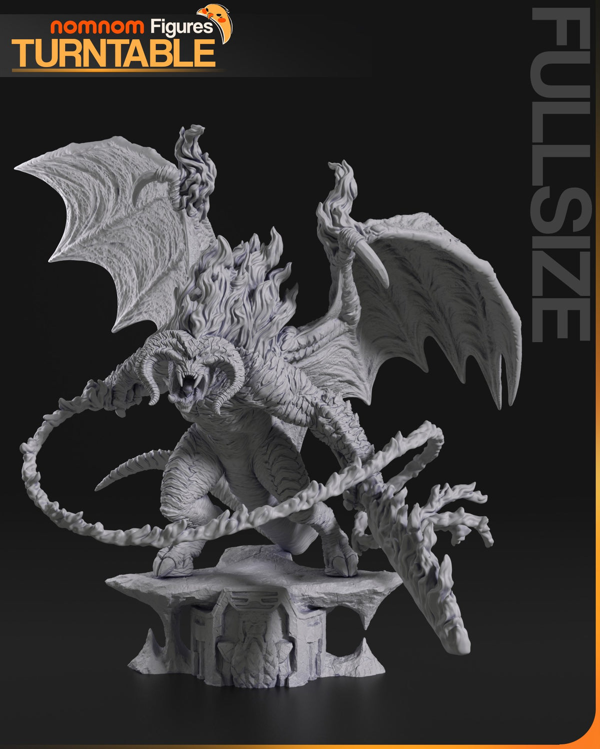 Balrog resin figure