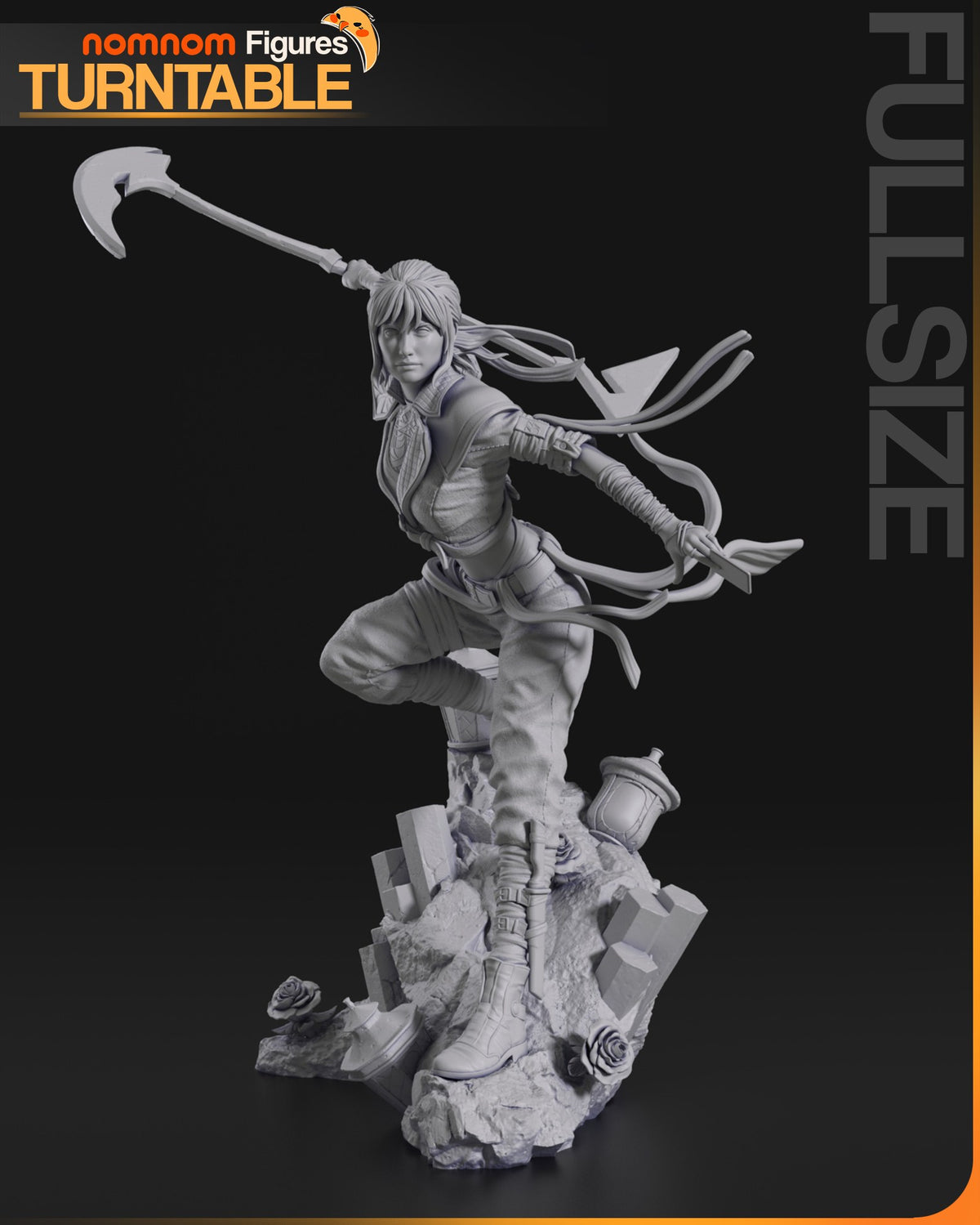 Sciel resin figure