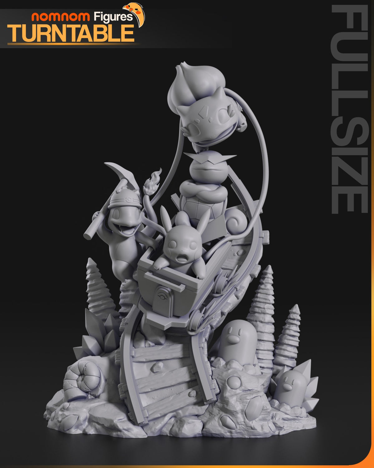 Pikachu resin figure