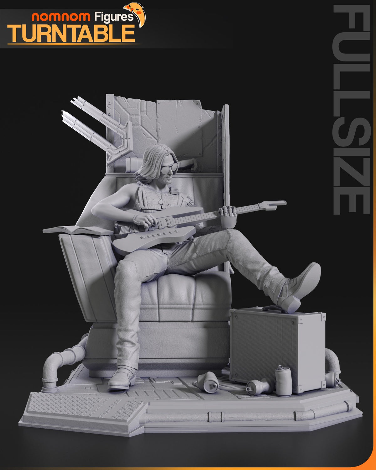 Johnny Silverhand resin figure