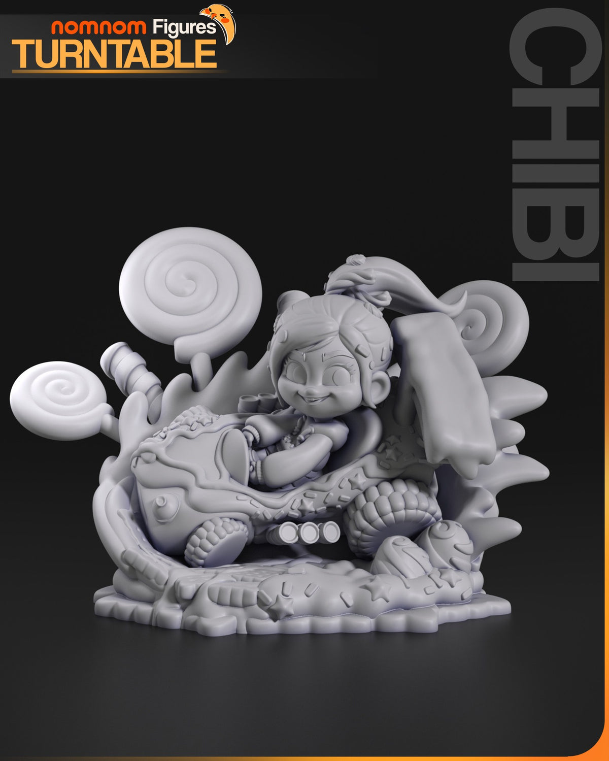 Chibi Vanellope resin figure