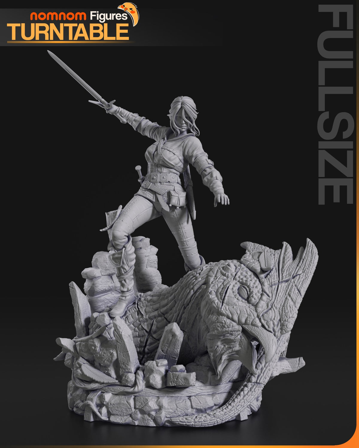 Ciri resin figure