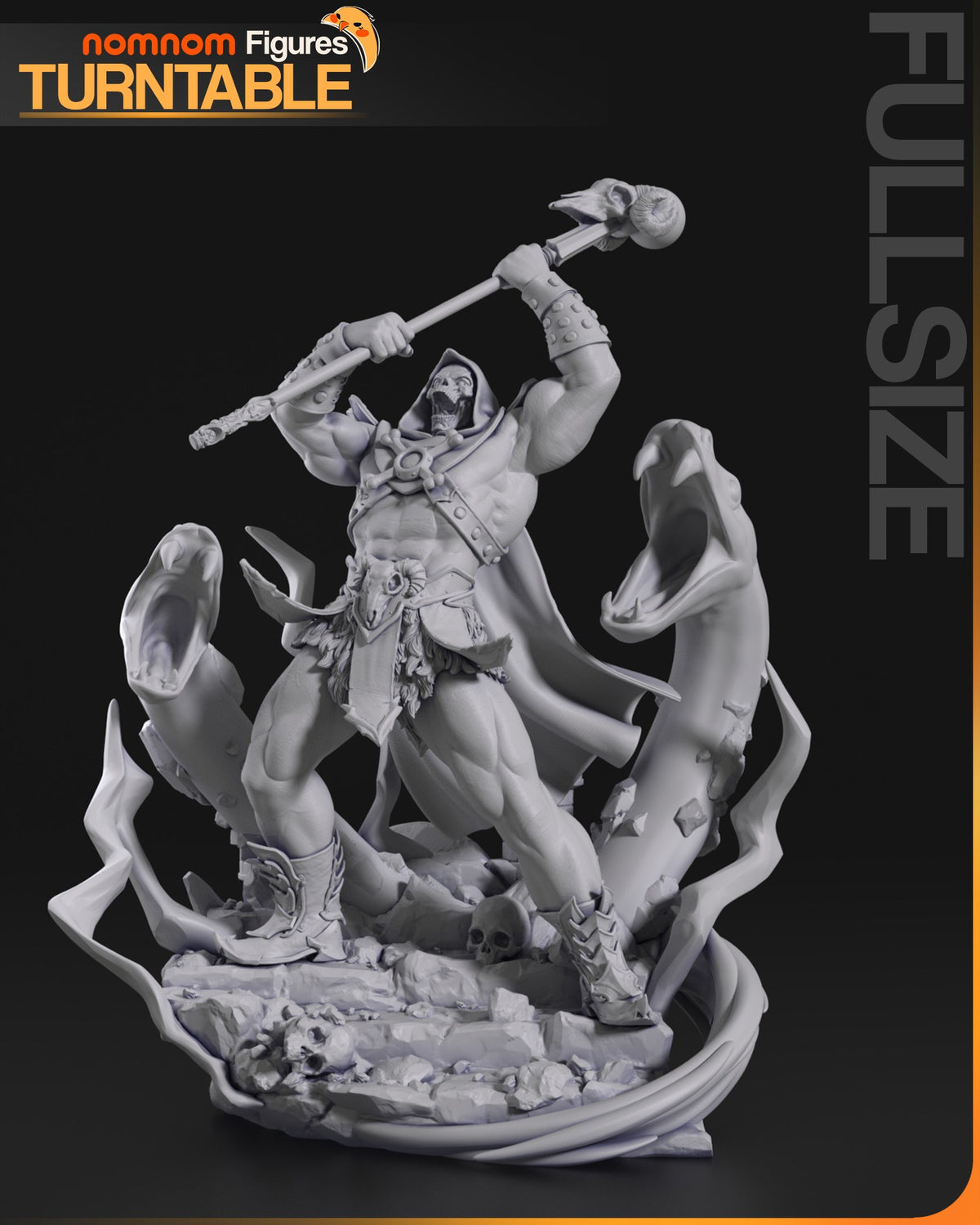 Skeletor resin figure
