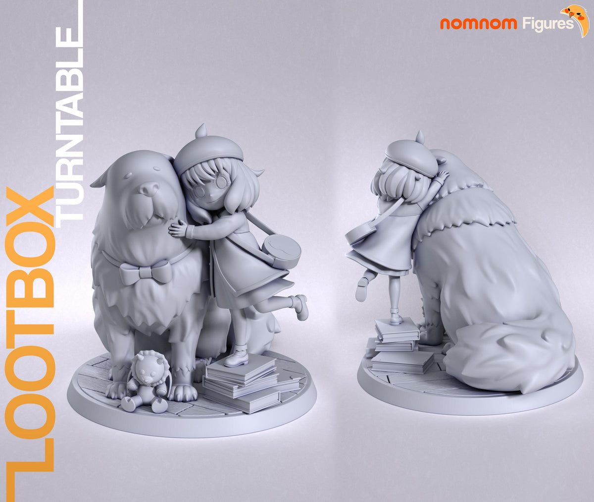 Anya & Bond resin figure