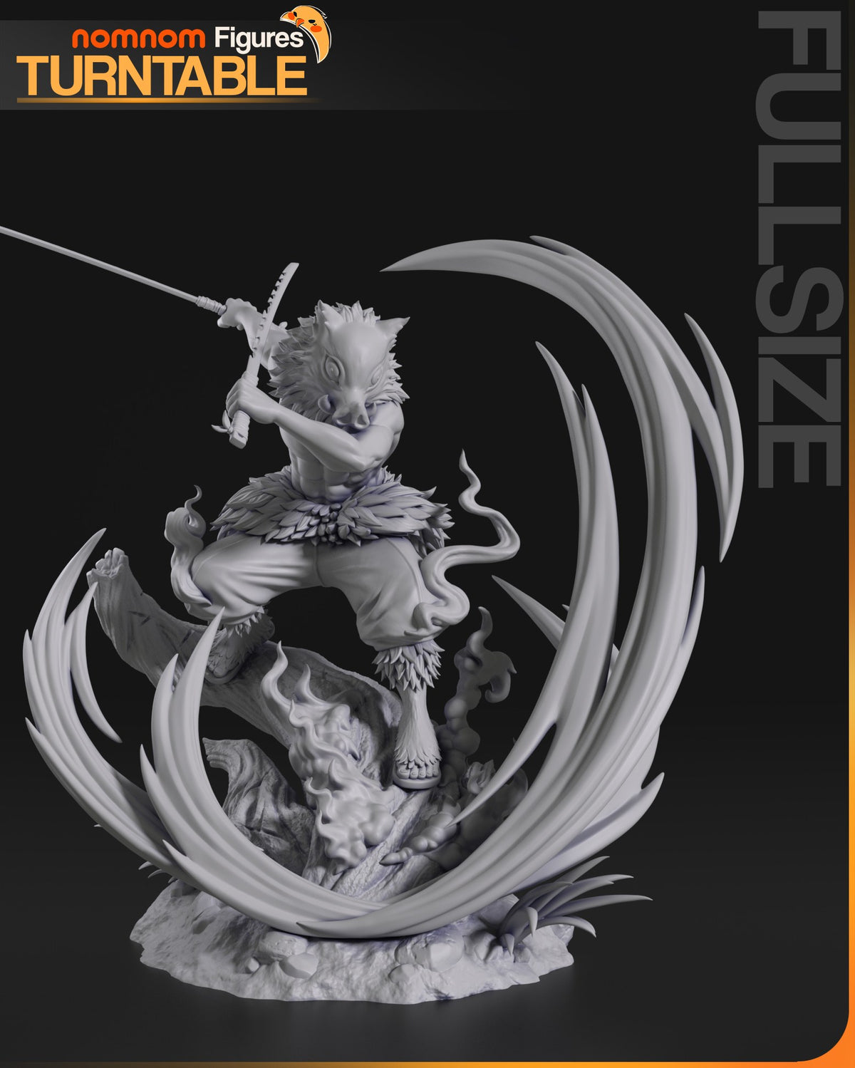 Inosuke resin figure