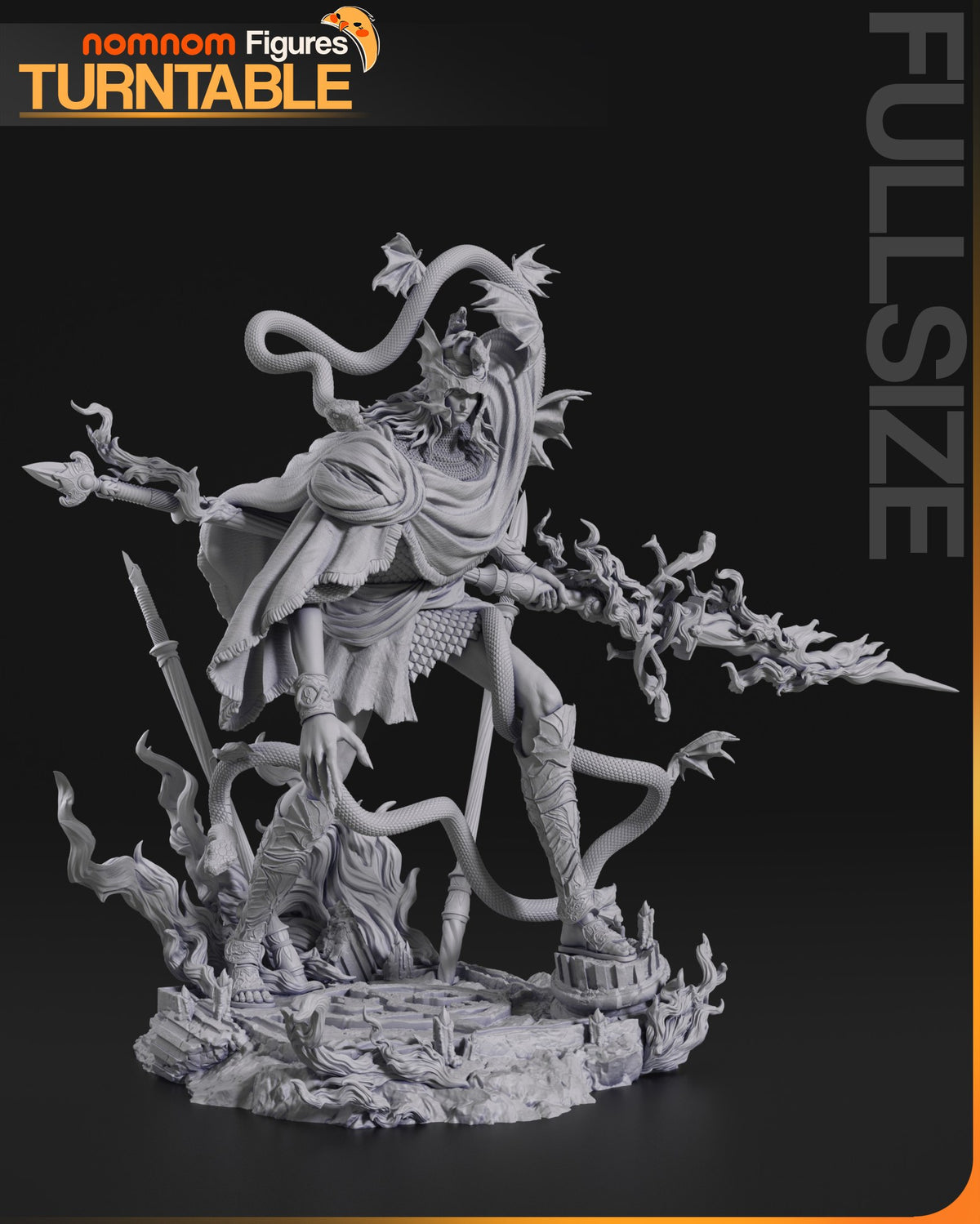 Messmer the Impaler resin figure