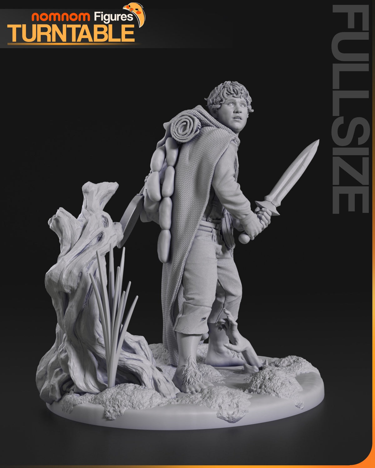 Samwise Gamgee resin figure