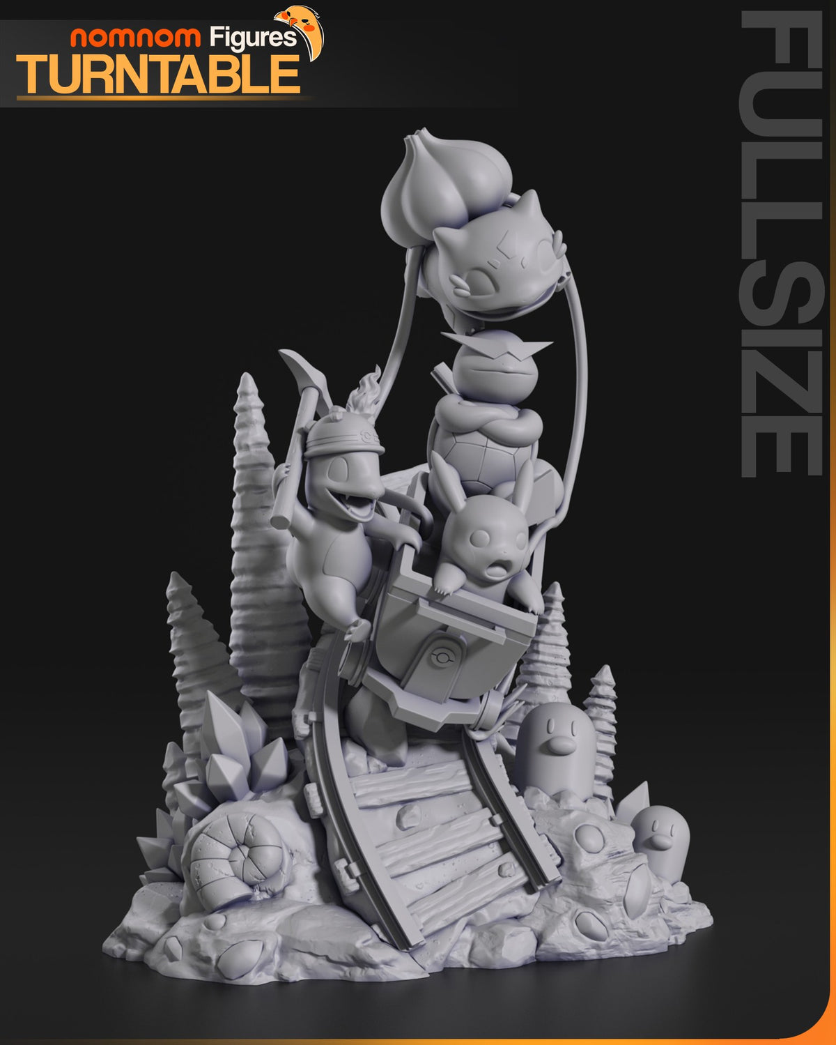 Pikachu resin figure