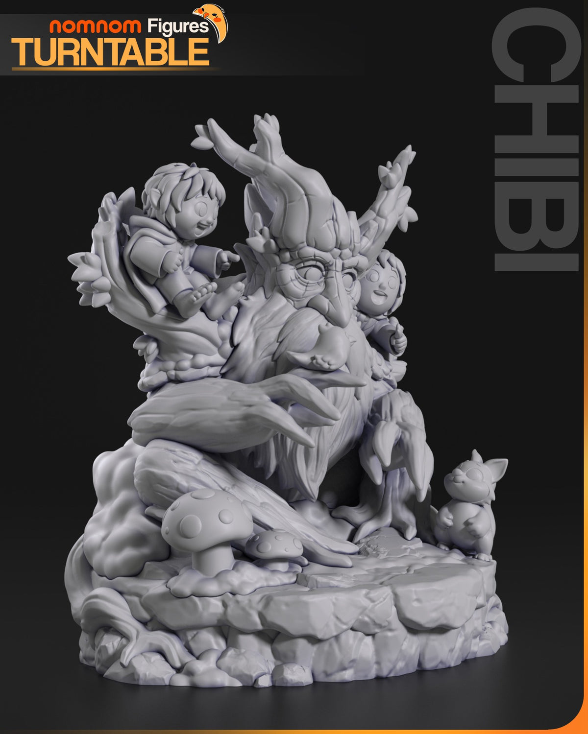 Chibi Treebeard resin figure