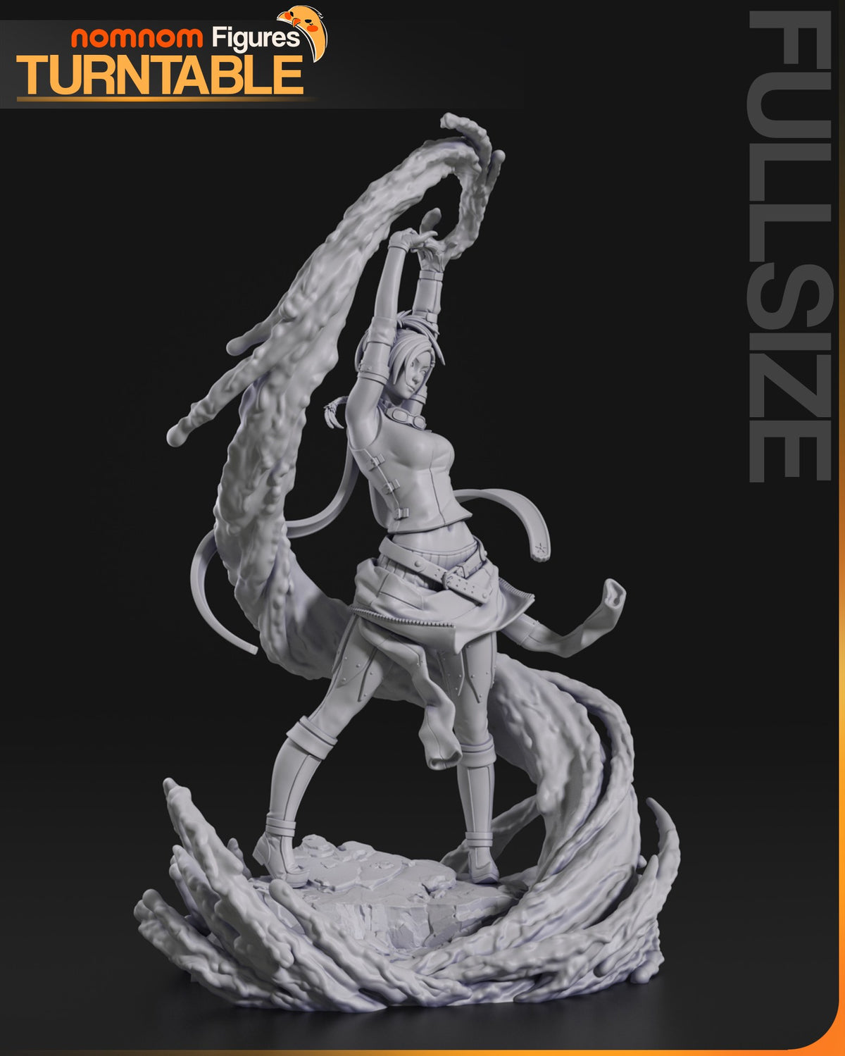 Rikku resin figure