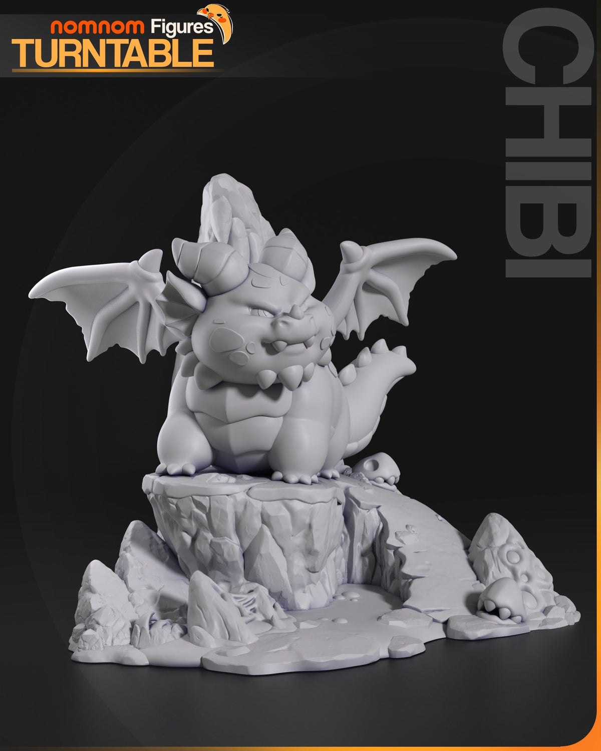 Chibi Themberchaud resin figure