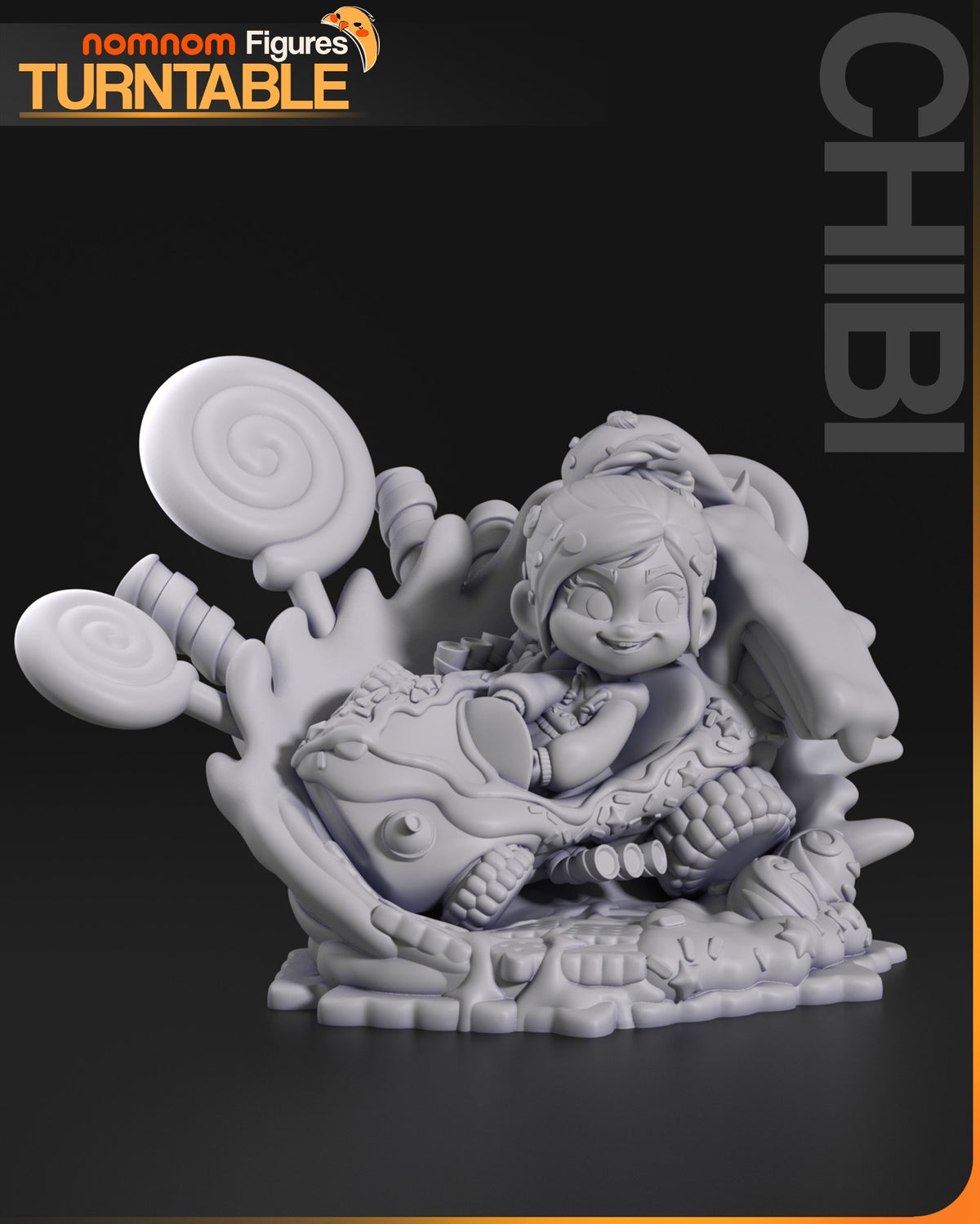 Chibi Vanellope resin figure