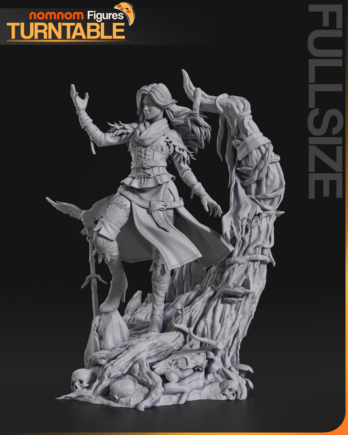 Yennefer resin figure
