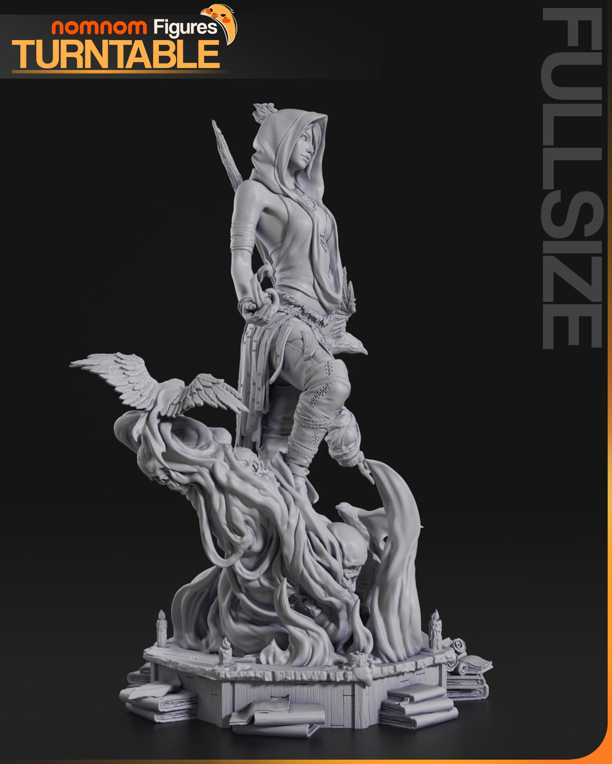 Morrigan resin figure