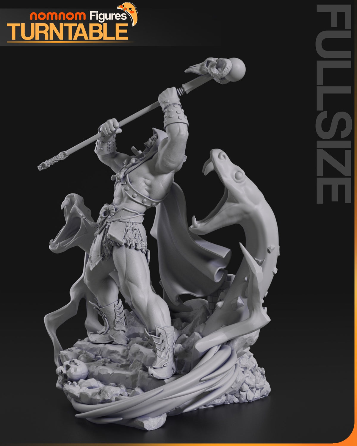 Skeletor resin figure