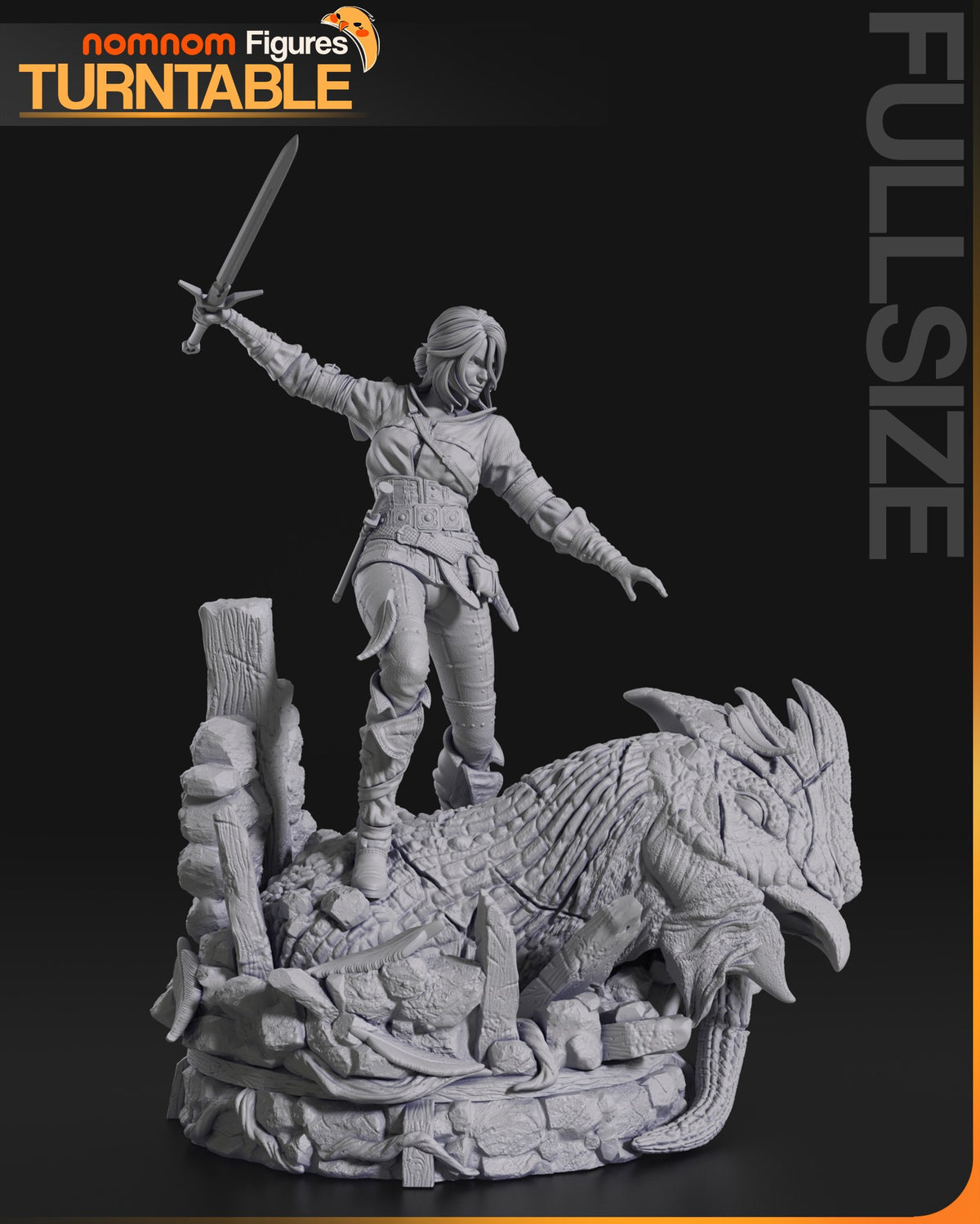 Ciri resin figure