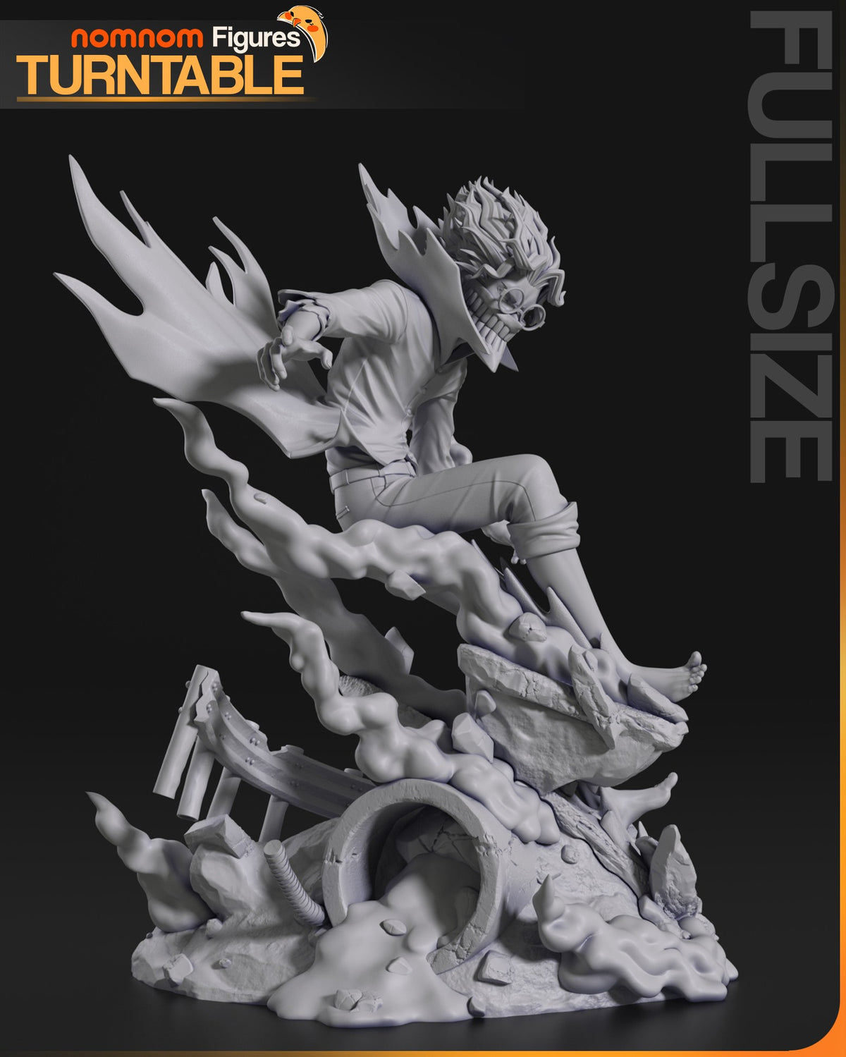 Turbo Okarun resin figure