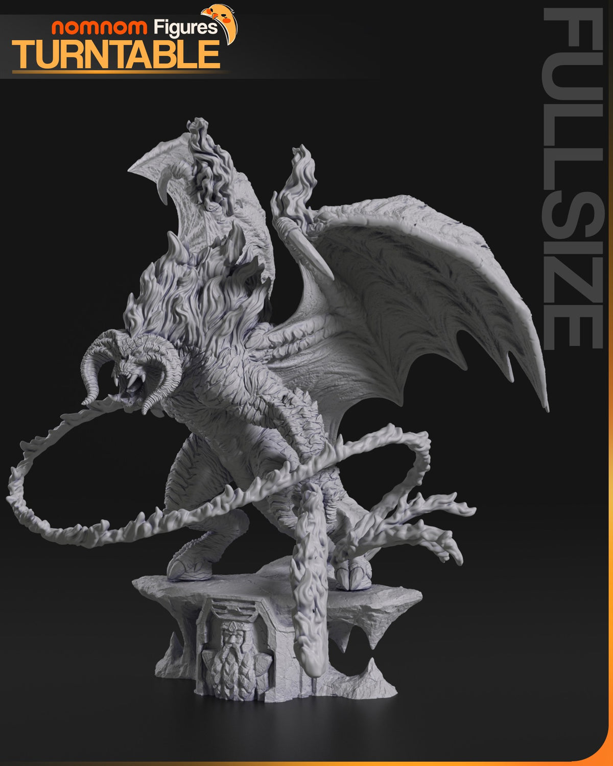 Balrog resin figure