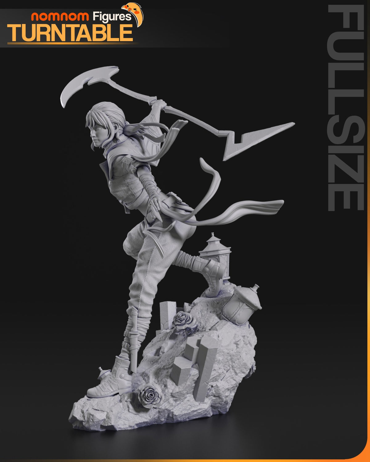 Sciel resin figure