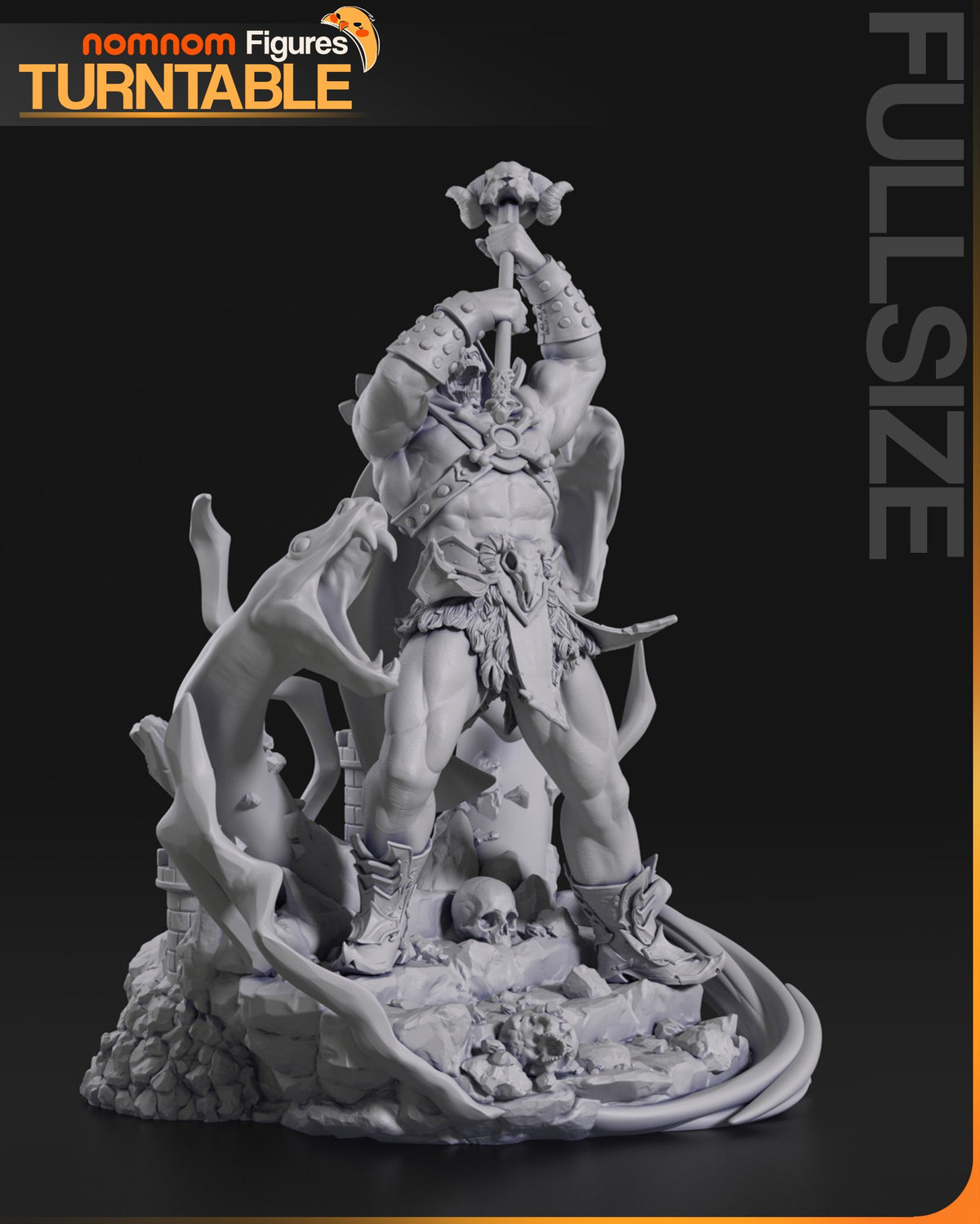 Skeletor resin figure