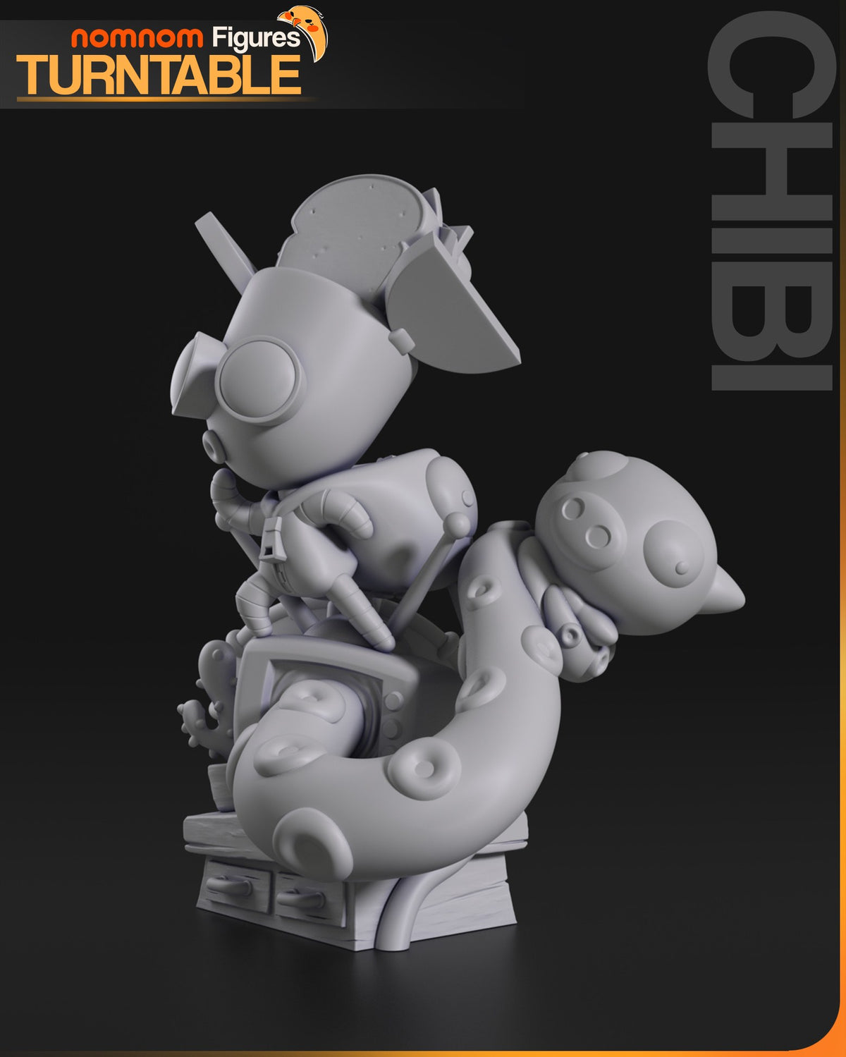 Chibi GIR resin figure