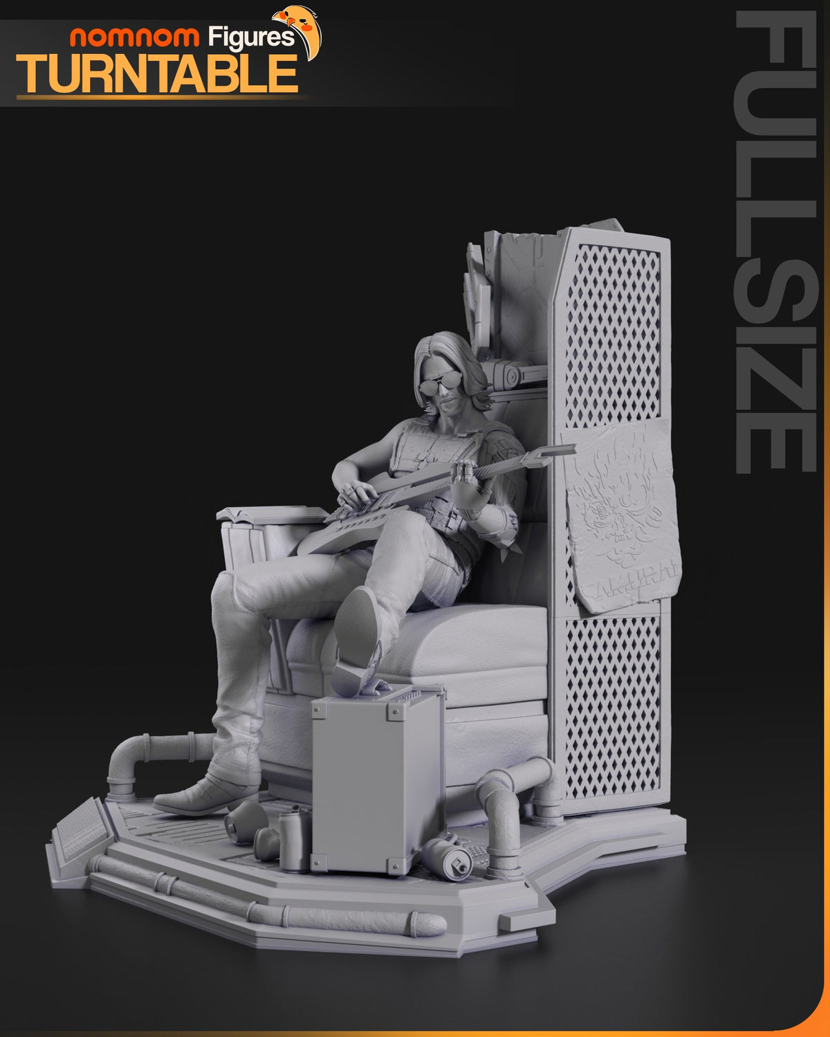 Johnny Silverhand resin figure