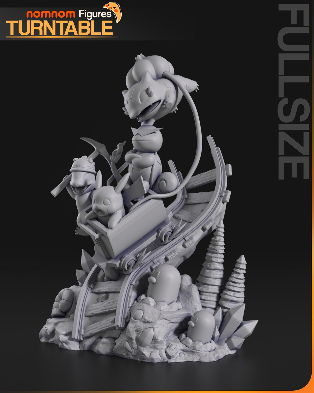 Pikachu resin figure