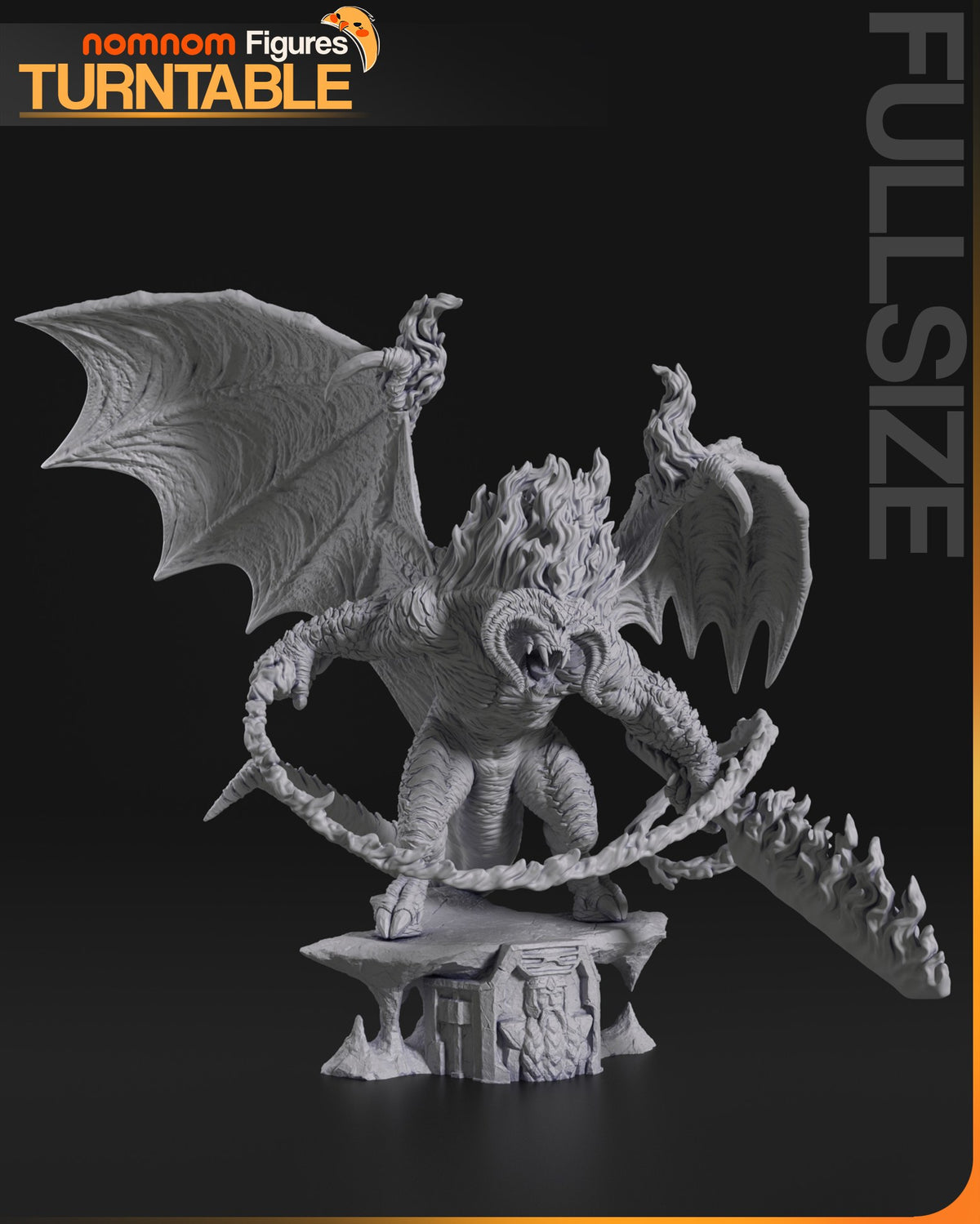 Balrog resin figure