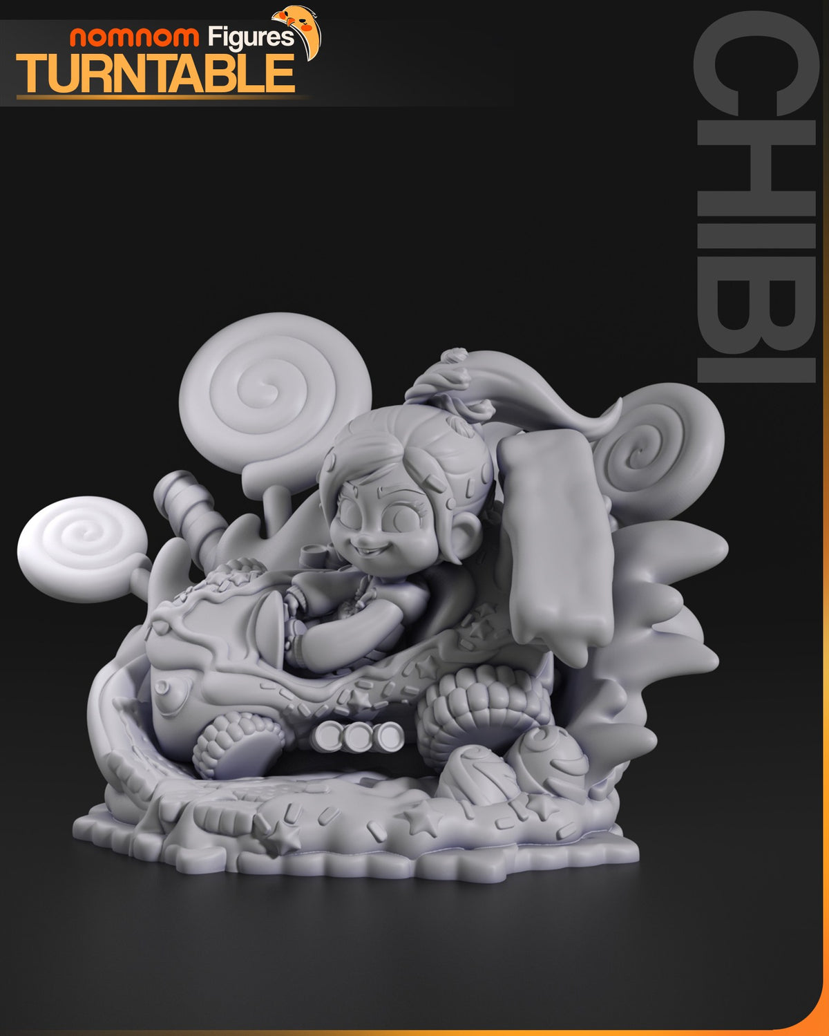 Chibi Vanellope resin figure