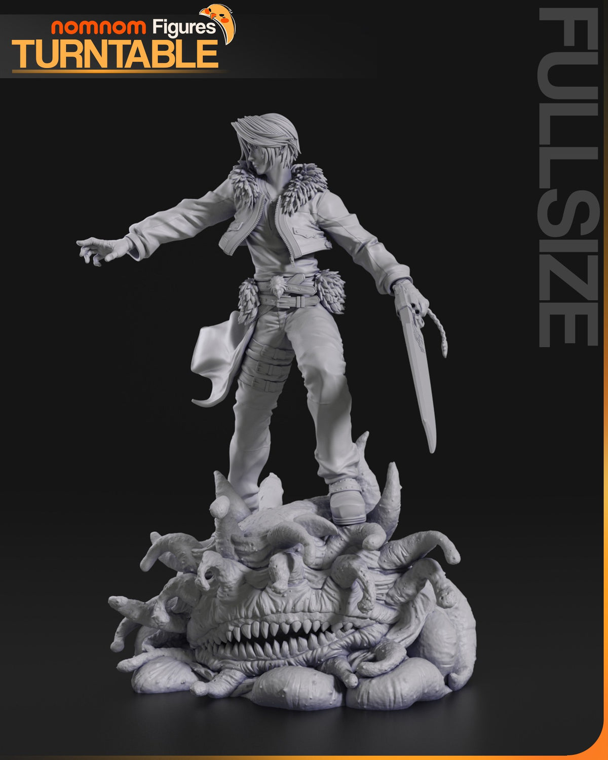 Squall Leonhart resin figure
