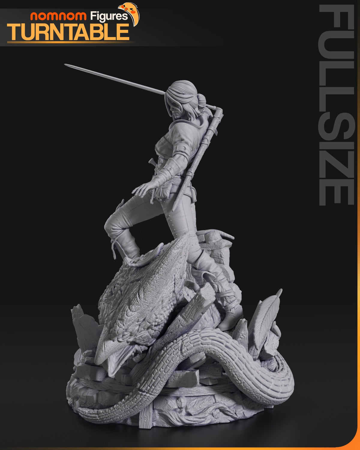 Ciri resin figure