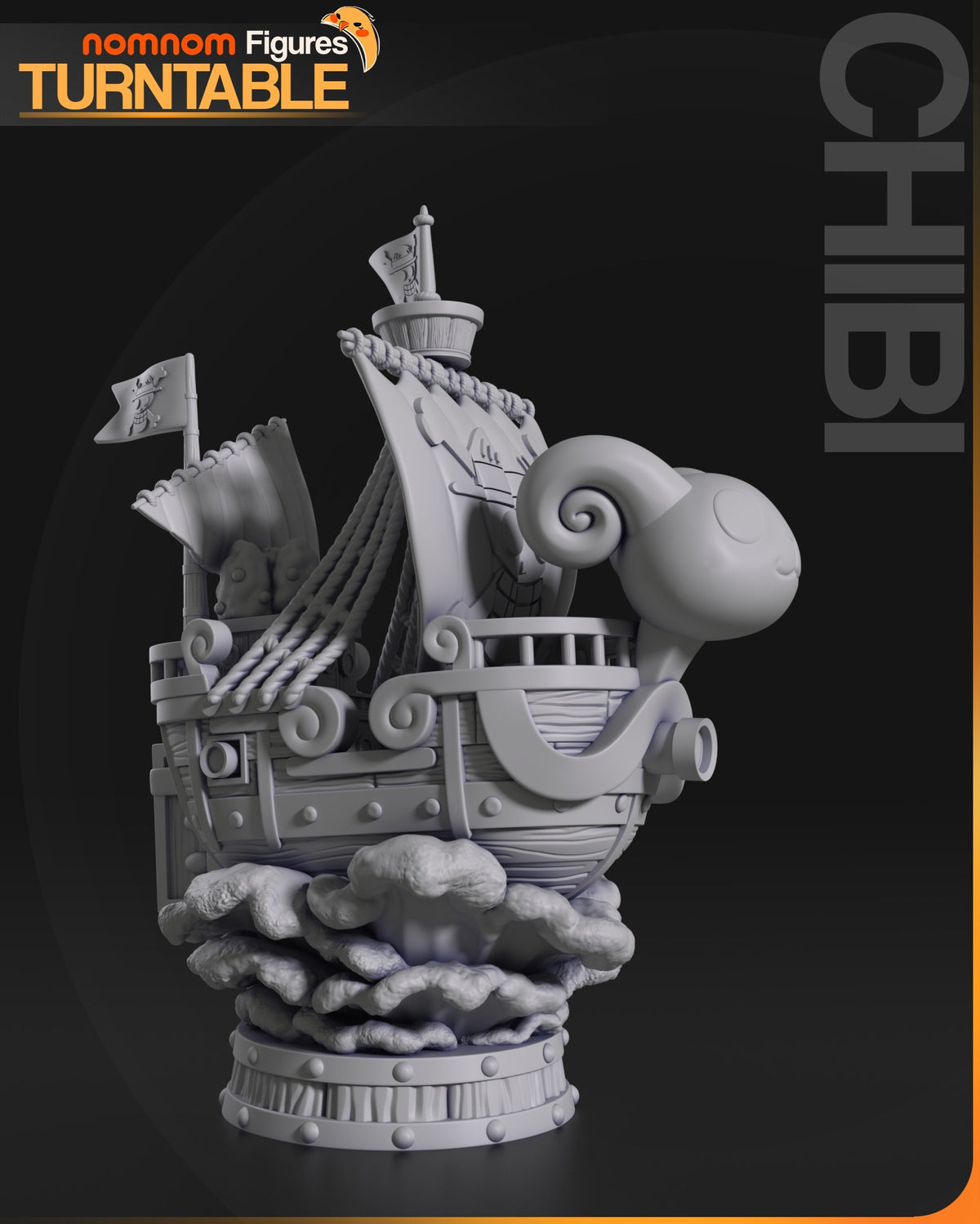 Chibi Going Merry resin figure